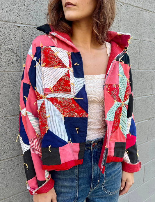 Red Star Quilt coat